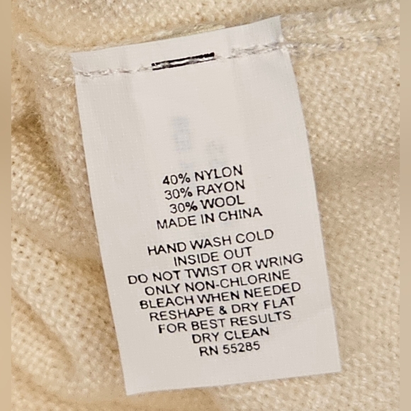 [EXPRESS] Cream Tunic/Dress 《L》Ultra Soft ☆ Scoop Neck ☆ Puff Sleeve ☆ … - Picture 15 of 16